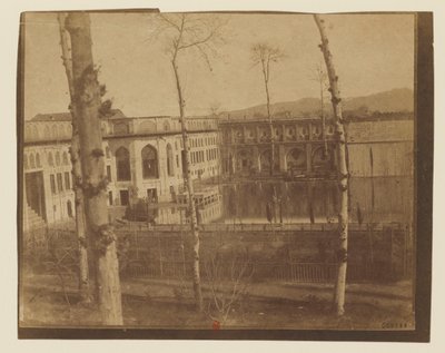 Teheran, palazzo, cortile del lago Golestan da Luigi Pesce